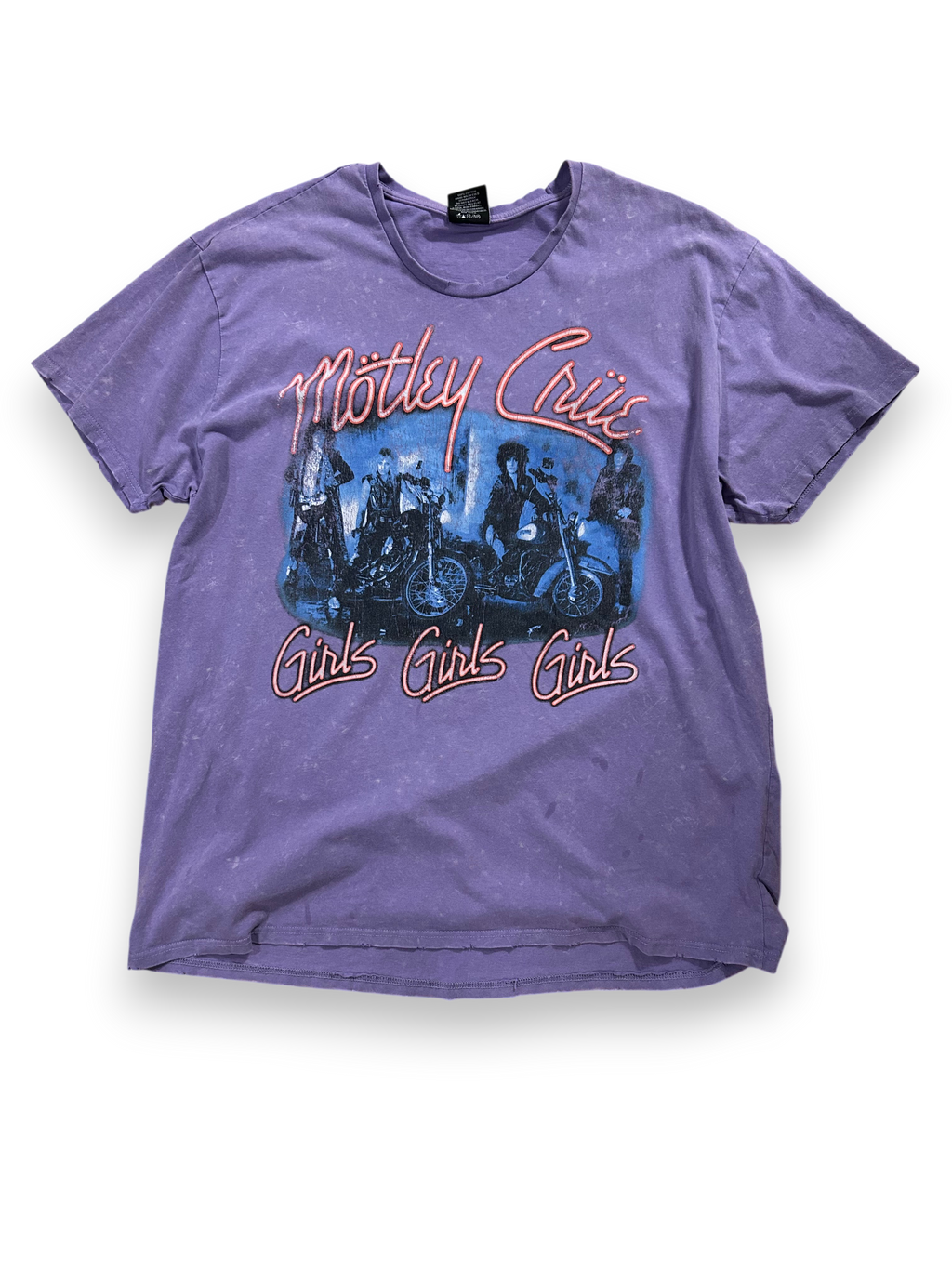 Motley Crue 1987 Girls Girls Girls Tour - Tee Shirt