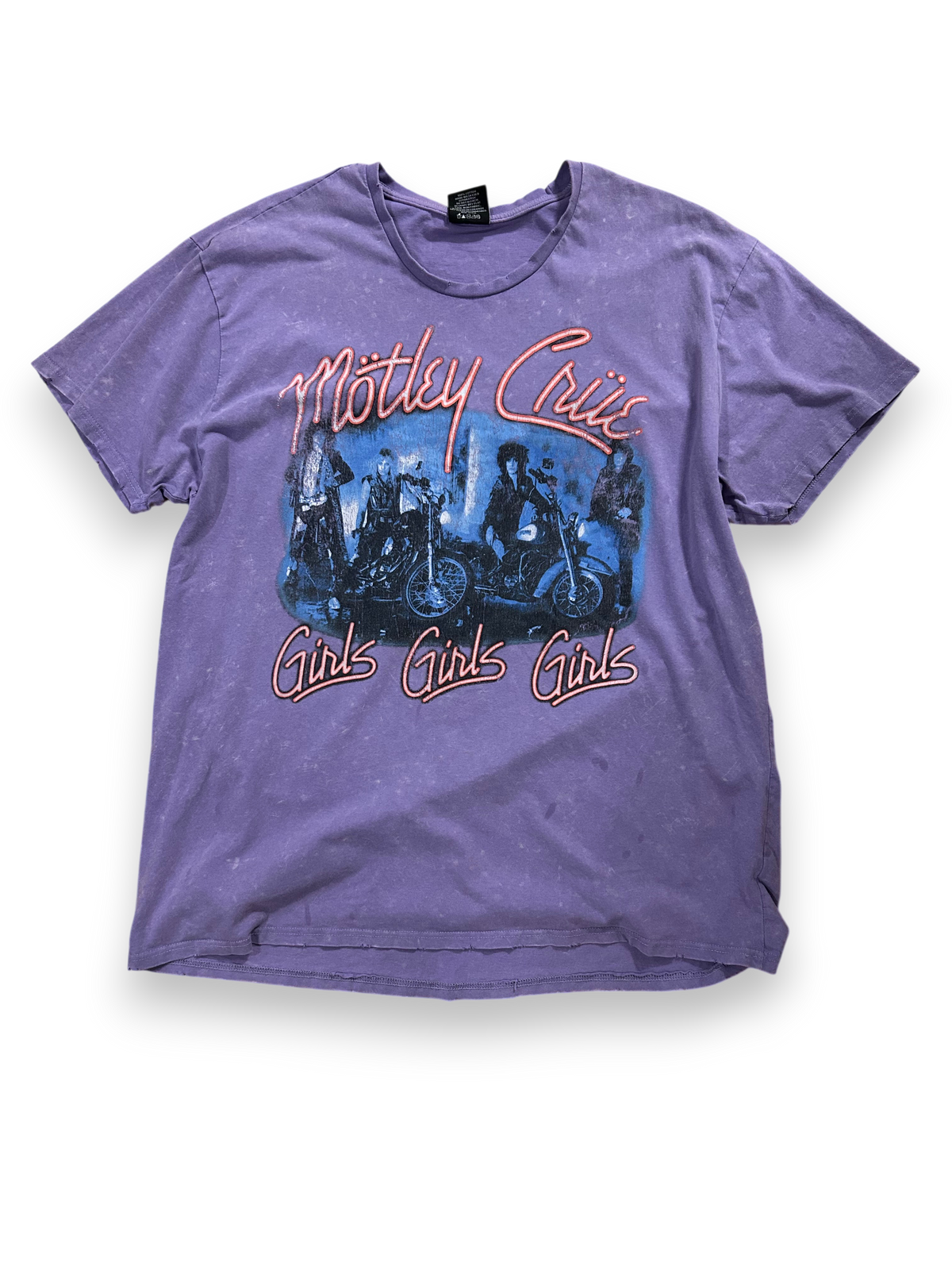 Motley Crue 1987 Girls Girls Girls Tour - Tee Shirt