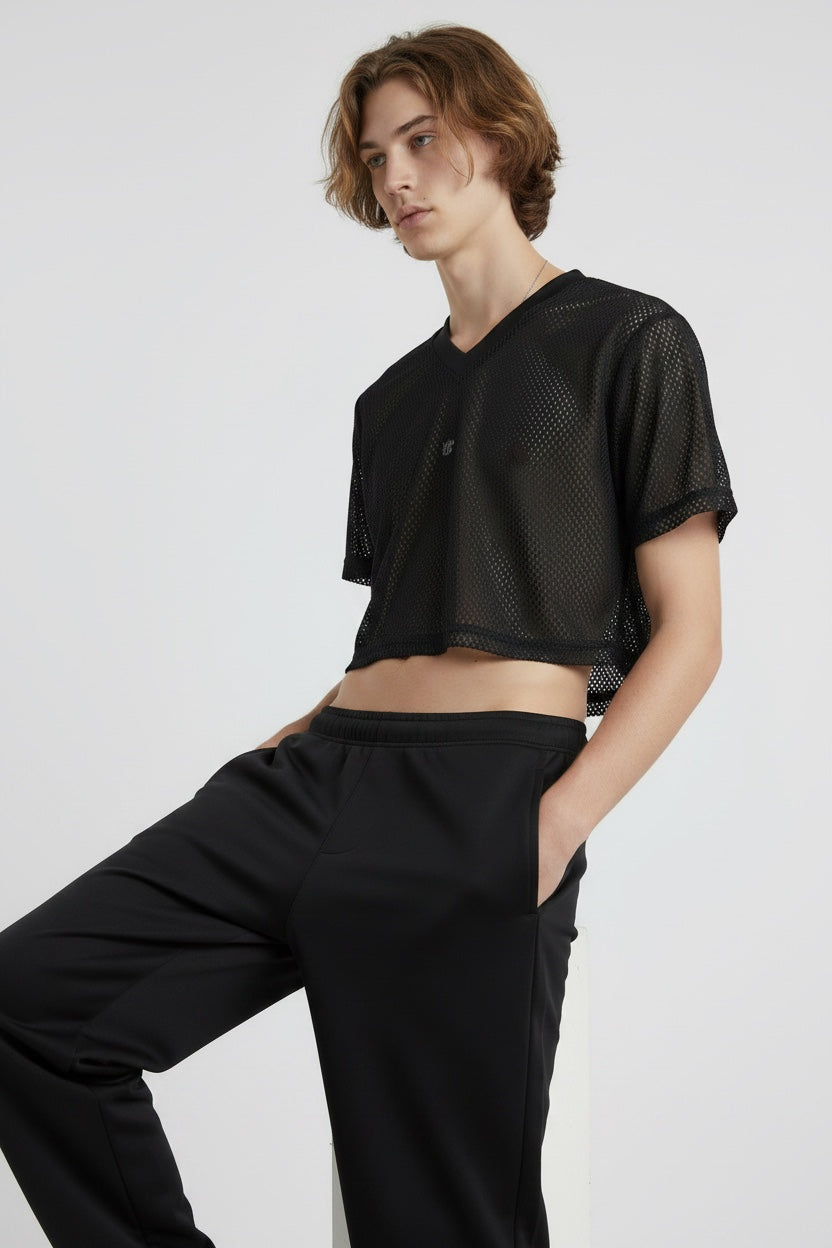 Mesh Jersey - Crop Top