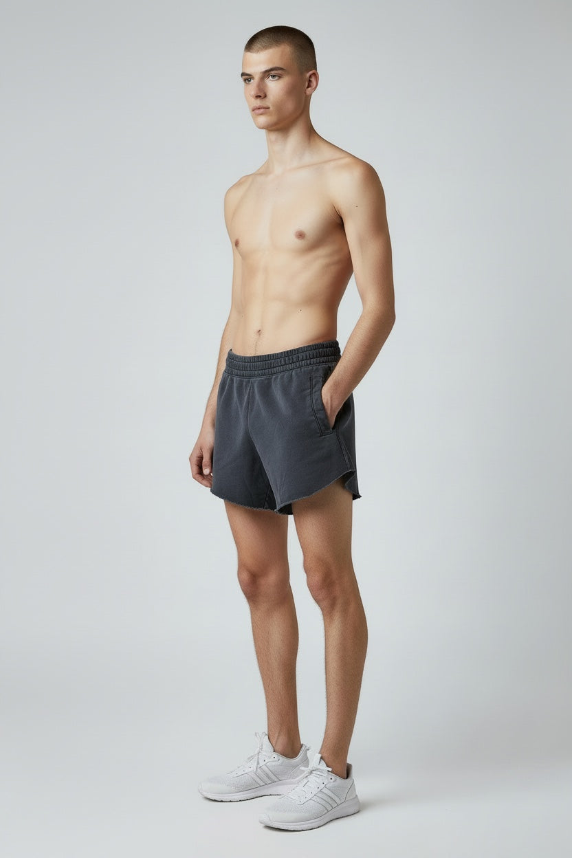 Dark Grey - Fleece Sweatshorts