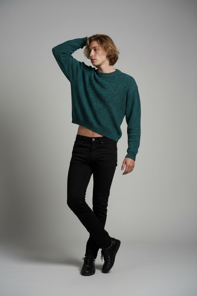 Turquoise - Knit Sweater