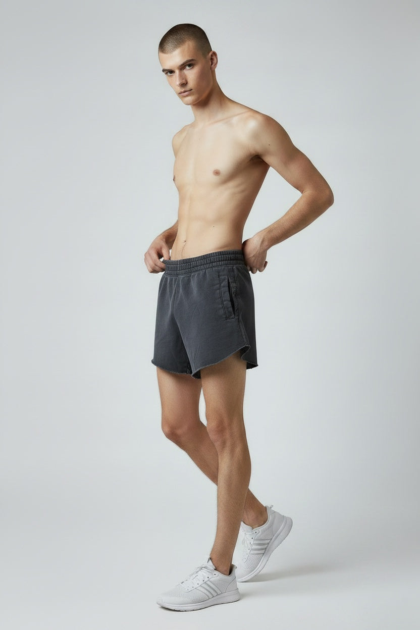Dark Grey - Fleece Sweatshorts