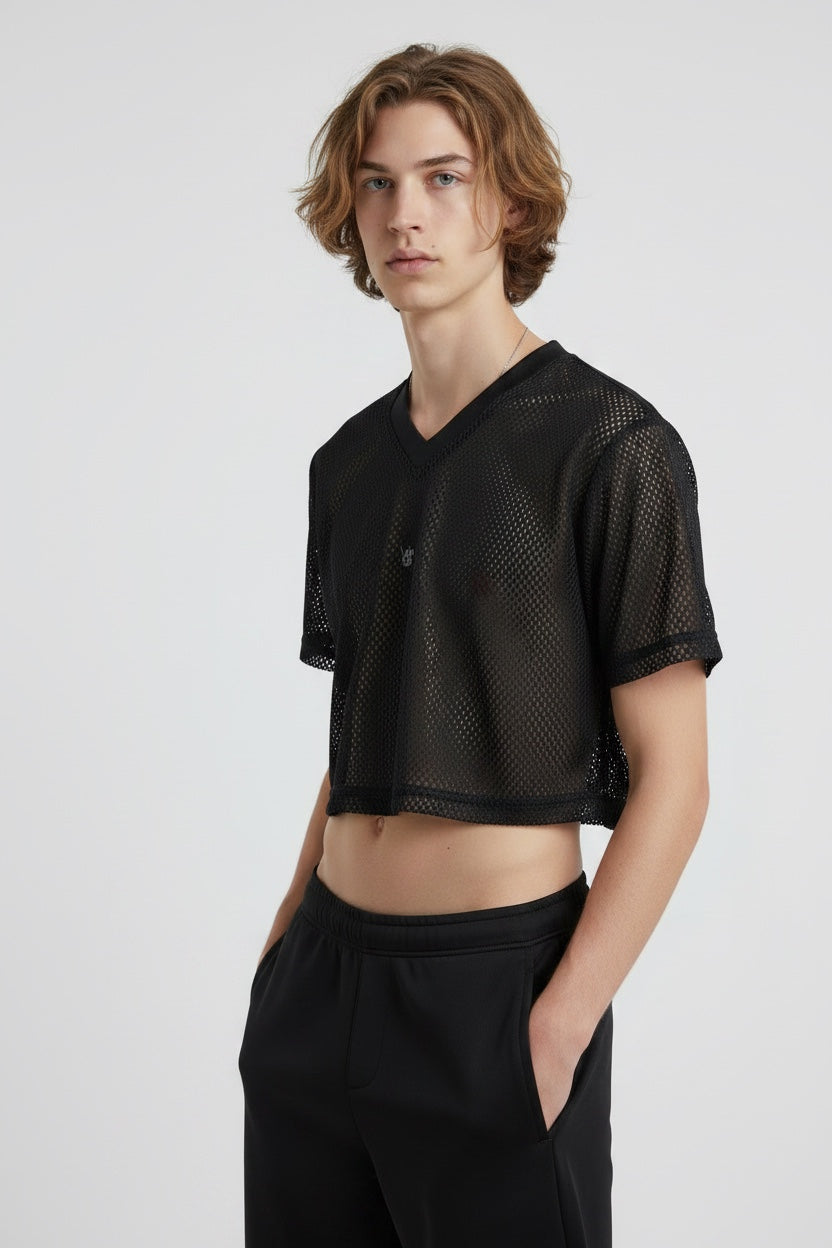 Mesh Jersey - Crop Top