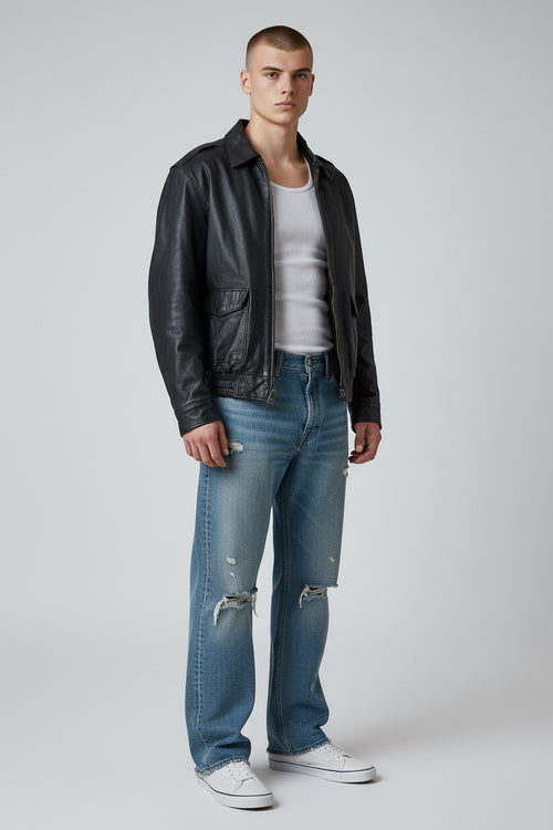 Cougar - Black Leather Jacket
